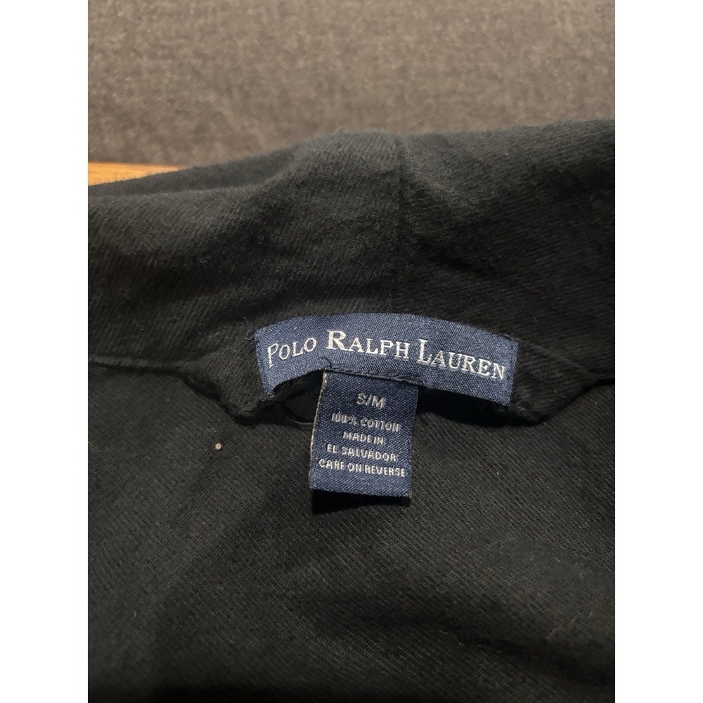 Polo Ralph Lauren Black Robe Size S/M - Picture 4 of 8